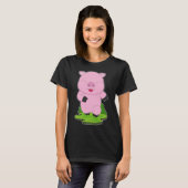 Schweine-Runner-Laufsport T-Shirt (Vorne ganz)