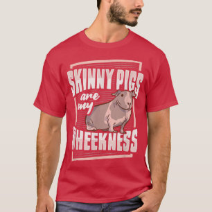 Schweine-Scheiben-Design für eine Guinea Schwein L T-Shirt