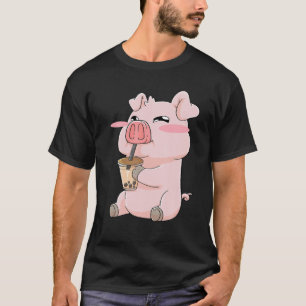 Schweine Schwein Boba Bubble Tee Anime Kawaii Nied