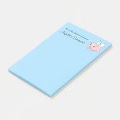 Schweine - Schwein mit Flügeln Post-it Klebezettel (angewinkelt)