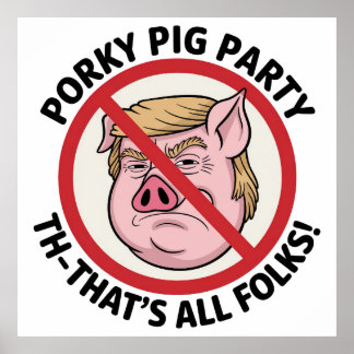 Schweine-Schweinchen-Party: Game Over für die Einp Poster