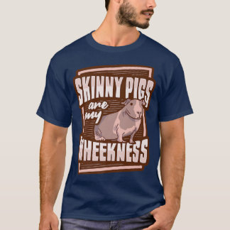 Schweine-Schweine-Raddesign für eine Guinea T-Shirt