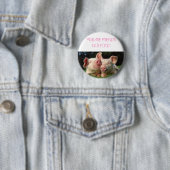 Schweine, SCHWEINE SIND FREUND-NICHT NAHRUNG Button (Beispiel)