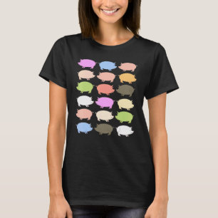 Schweine, schweinig, Hähnchen, weich T-Shirt