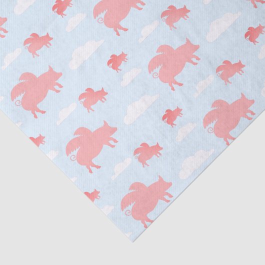 Schweine Seidenpapier (Ausschnitt)