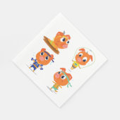 Schweine Serviette (Ecke)