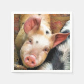 SCHWEINE SERVIETTE (Vorderseite)