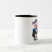 Schweine sind cool zweifarbige tasse (Mittel)