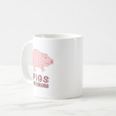 Schweine sind fantastisch kaffeetasse (Vorderseite Links)