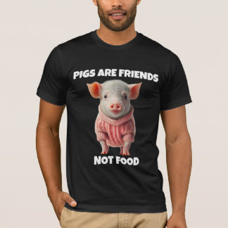 SCHWEINE SIND FREUNDE, NICHT LEBENSMITTELT - SHIRT