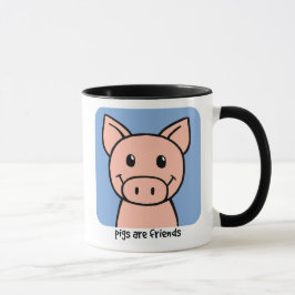 Schweine sind Freunde Tasse