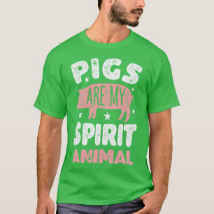 Schweine sind mein Geist Tierschweine liebt Farm G T-Shirt