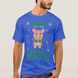 Schweine sind meine Glücksbringer St Paddy's Day S T-Shirt