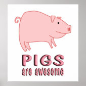 Schweine sind Phantastisch Poster (Vorne)