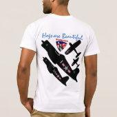 Schweine sind schön T-Shirt (Rückseite)