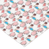 Schweine Tischdecke (Schrägansicht)