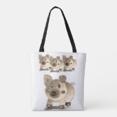 Schweine-Tragetasche Tasche (Rückseite)