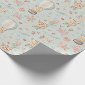 Schweine-Umschlagpapier Geschenkpapier (Ecke)