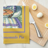 SCHWEINE UND ACORN PIE, ERNTEDANK MIT LIEBE GESCHIRRTUCH (Viertel Falte)