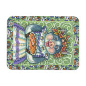 SCHWEINE UND ACORN PIE, ERNTEDANK MIT LIEBE MAGNET (Horizontal)