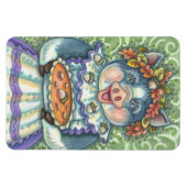 SCHWEINE UND ACORN PIE, ERNTEDANK MIT LIEBE MAGNET (Horizontal)