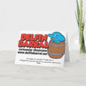 Schweine und Küsse Feiertagskarte (Rückseite)