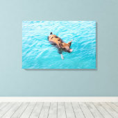 Schweine von Exuma Leinwanddruck (Insitu (Holzboden))
