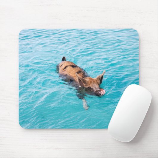 Schweine von Exuma Mousepad (Mit Mouse)