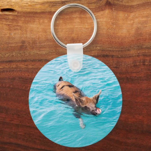 Schweine von Exuma Schlüsselanhänger (Vorderseite)