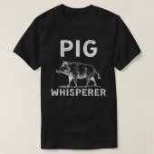 Schweine Whisperer T-Shirt (Design vorne)