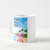 Schweine wollen Spaß haben Kaffeetasse (Vorderseite Links)