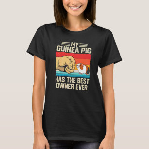 Schweine-Zitat Meerschweinchen Retro Vintage Haust T-Shirt