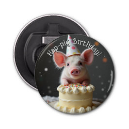 Schweine zum Geburtstag Flaschenöffner