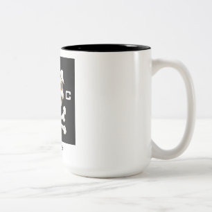 Schweine zusammen! Kaffee Zweifarbige Tasse