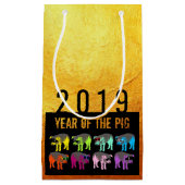 Schweinebag Chinesisches Neujahr Zodiac Geburtstag Kleine Geschenktüte (Vorderseite)