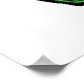 Schweinebärplakat Poster (Ecke)