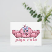 Schweinebauer Postkarte (Stehend Vorderseite)