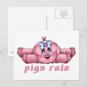Schweinebauer Postkarte (Vorne/Hinten)