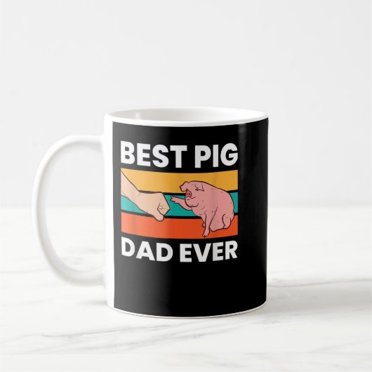 Schweinebesitzer Bester Schweinefleisch-Vater Schw Kaffeetasse (Links)