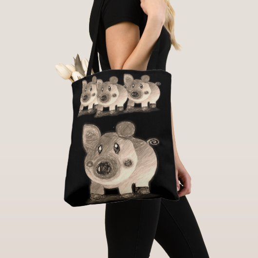 Schweinebeutel Tasche (Von Nahem)