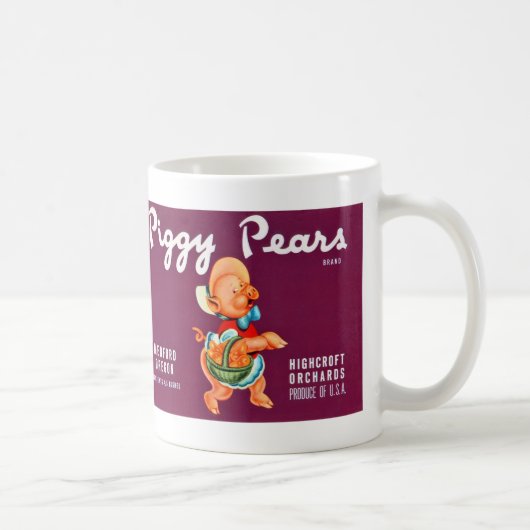 Schweinebirnen Kaffeetasse (Rechts)