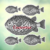 Schweineblasche Thunder_Cove Fensteraufkleber (Blatt 3)