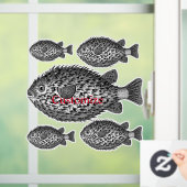 Schweineblasche Thunder_Cove Fensteraufkleber (Zuhause)