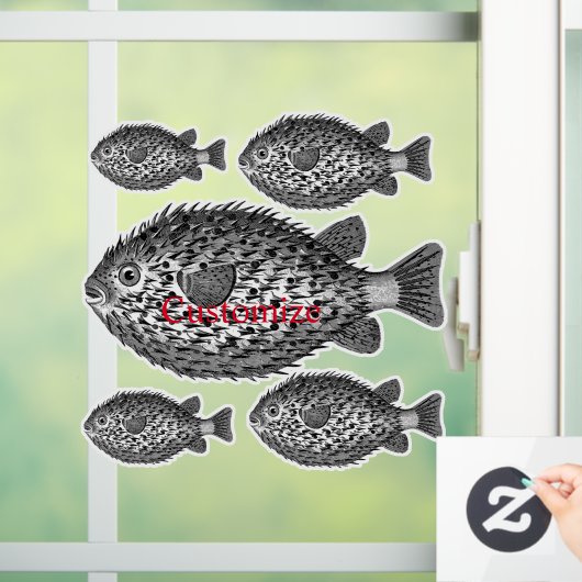 Schweineblasche Thunder_Cove Fensteraufkleber (Zuhause)