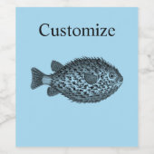 Schweineblasche Thunder_Cove Weinetikett (Einzelnes Label)