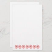 Schweinedesign Briefpapier (Vorne/Hinten)