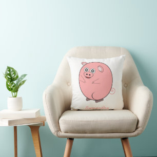 Schweinedesign personalisiert kissen