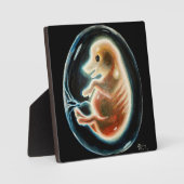 Schweineembryo Fotoplatte (Vorderseite)