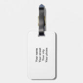 Schweinefarm Land Antike Illustration Kunst, Dicht Gepäckanhänger (Rückseite vertikal)