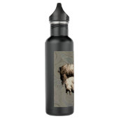 Schweinefarm Land Antike Illustration Kunst, Dicht Trinkflasche (Links)